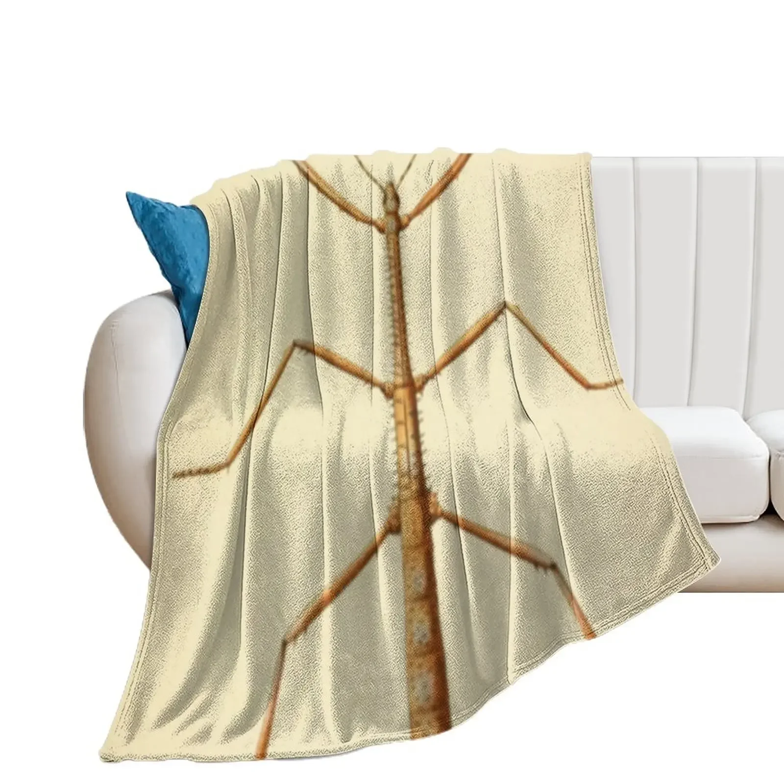 Naturalist Stick Insect Throw Blanket Flannels Blankets For Sofas Blankets