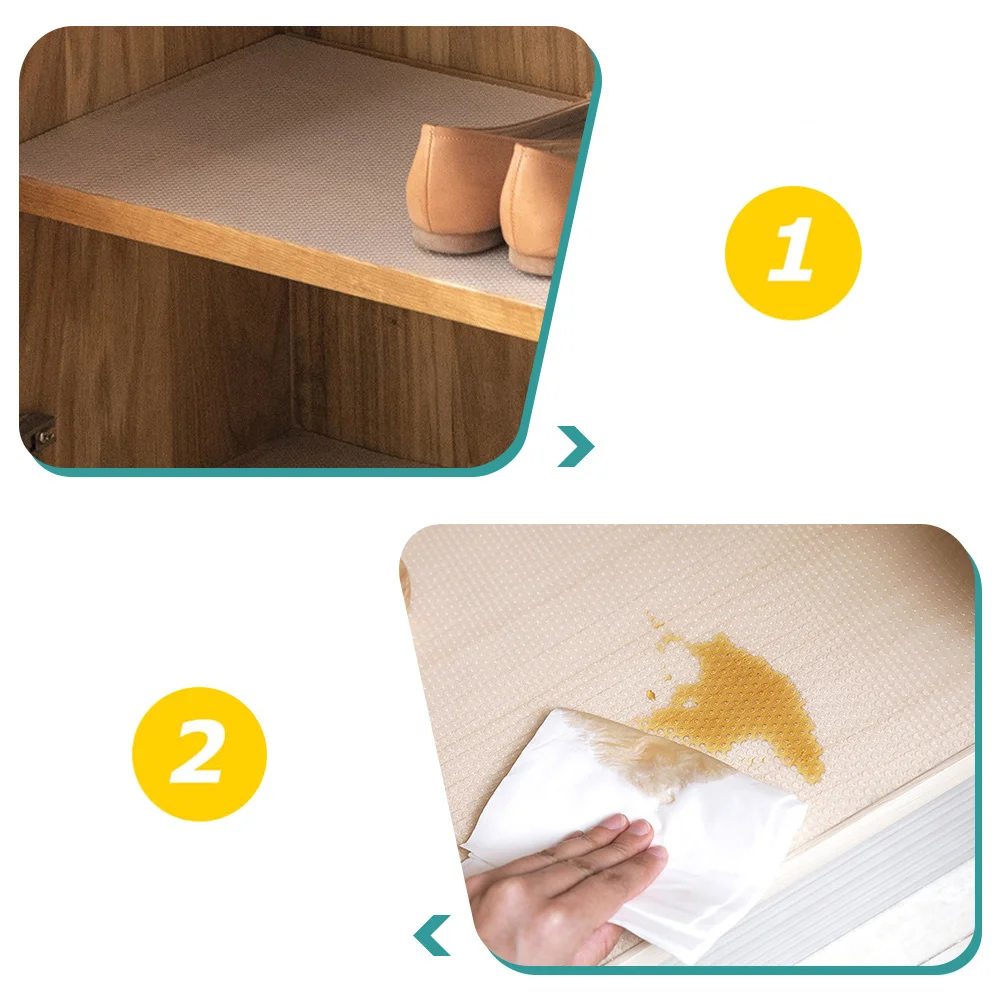 

Moisture-proof Table Mat Drawer Mats Desk Protector Waterproof Cabinet Liner Closet Mats Heat Insulation Cushion EVA Easy Clean