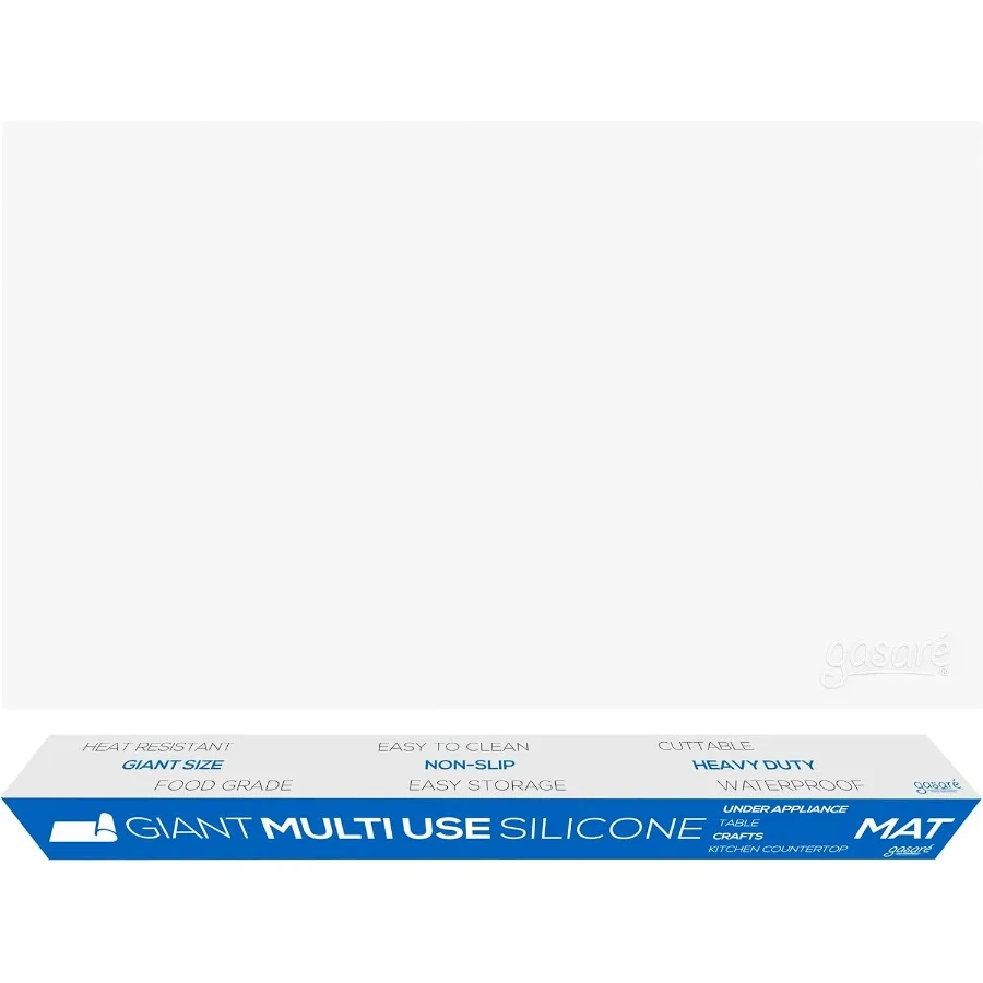 

Extra Large, Thick, Silicone Mat for Kitchen Counter, Heat Resistant Mat, Countertop Protector, Non-Slip, Easy to Clean, 40 x 23