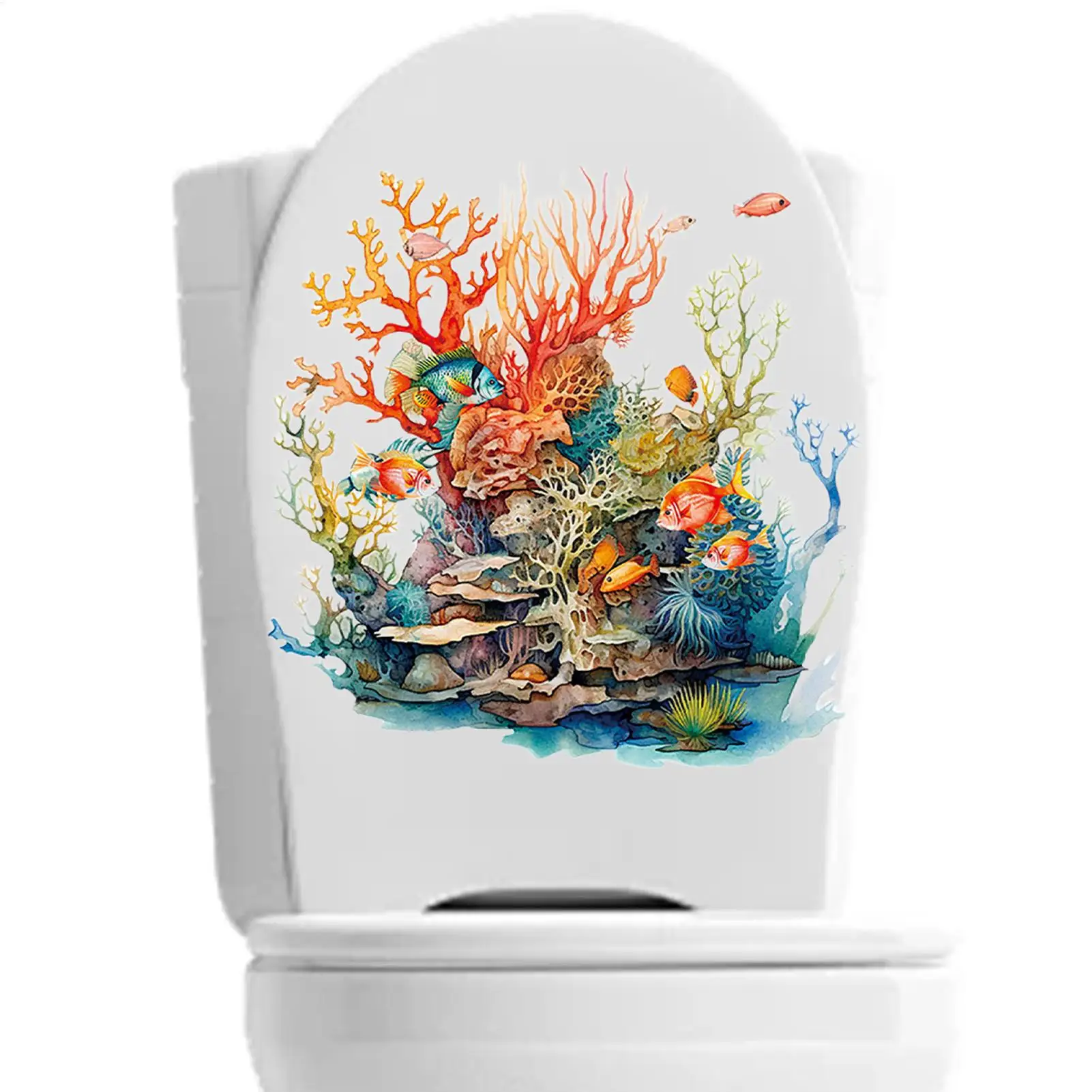 Background Aquarium 3D Sticker Poster Decoration Fish Tank Ocean Plants Double-sided Landscape Aquarium Ornament Accessories