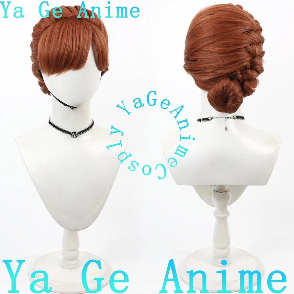 

Ya Ge Anime Store Anna Cosplay Wig Anime Games Halloween Carnival Party Synthetic Heat Resistant Hair