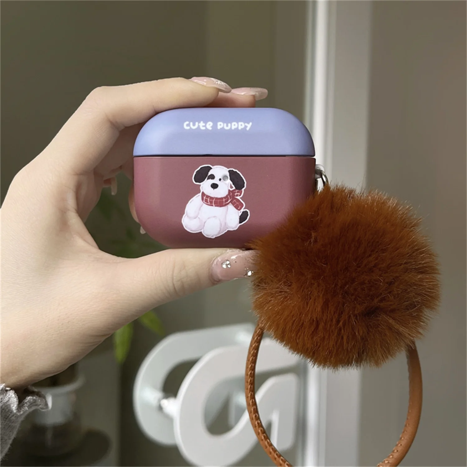 Cute and fun Goose puppy Magsafe phone case for iPhone 16 Pro 15 14 13 Pro Max magnetic stand Kawaii Shockproof cover