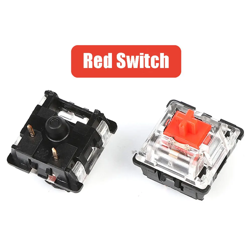 1PCS Switch for Mechanical Gamer Keyboard Axis Brown Black Red Blue 3pin Linear Clicky Tactile MX Switches RGB Axis