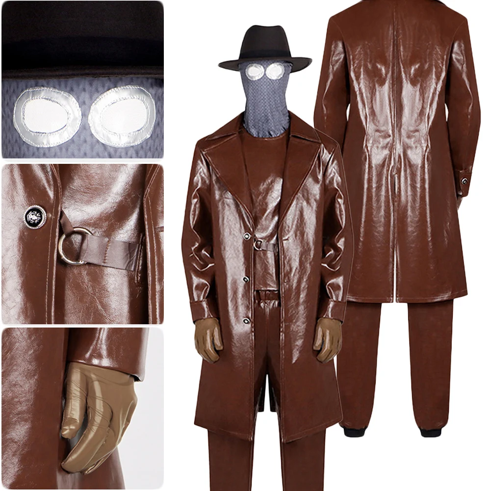 

Movie Superhero Arachnid Ben Reilly Cosplay Fantasy Noir Clothing Mask Men Costume Disguise Halloween Adult Male Party Outfits
