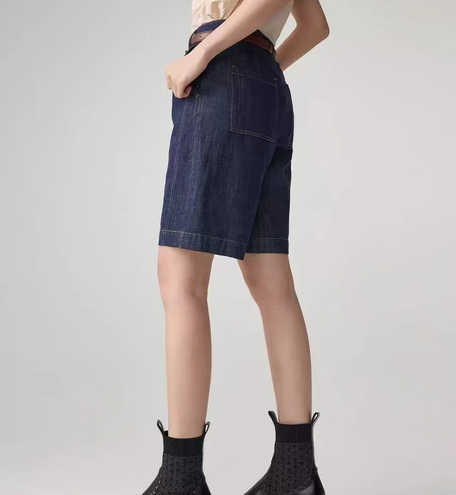 

Женские повседневные шорты fenggejiwo, льняные брюки-капри, шорты высокого качества