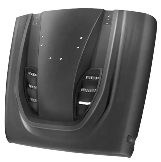 Hot Sale Steel Engine Bonnet with Plastic Vents for JK 2007-2017 Wrangler 4x4 Hood Cover Accessories Includes Screws