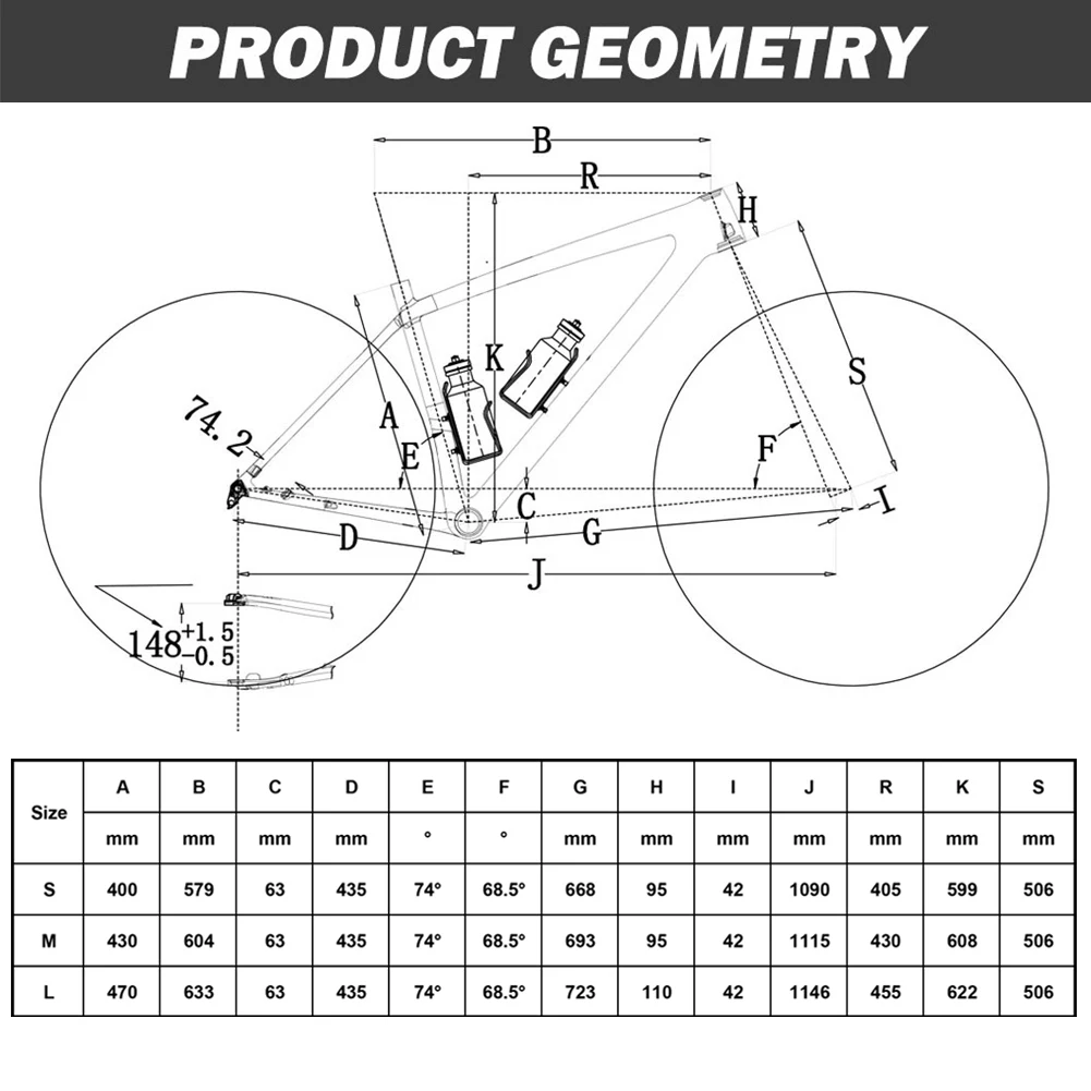 Spcycle 29er MTB Carbon Frame T1000 Carbon Hardtail Mountain Bike Frame BSA 148x12mm Boost Carbon MTB Frame 29