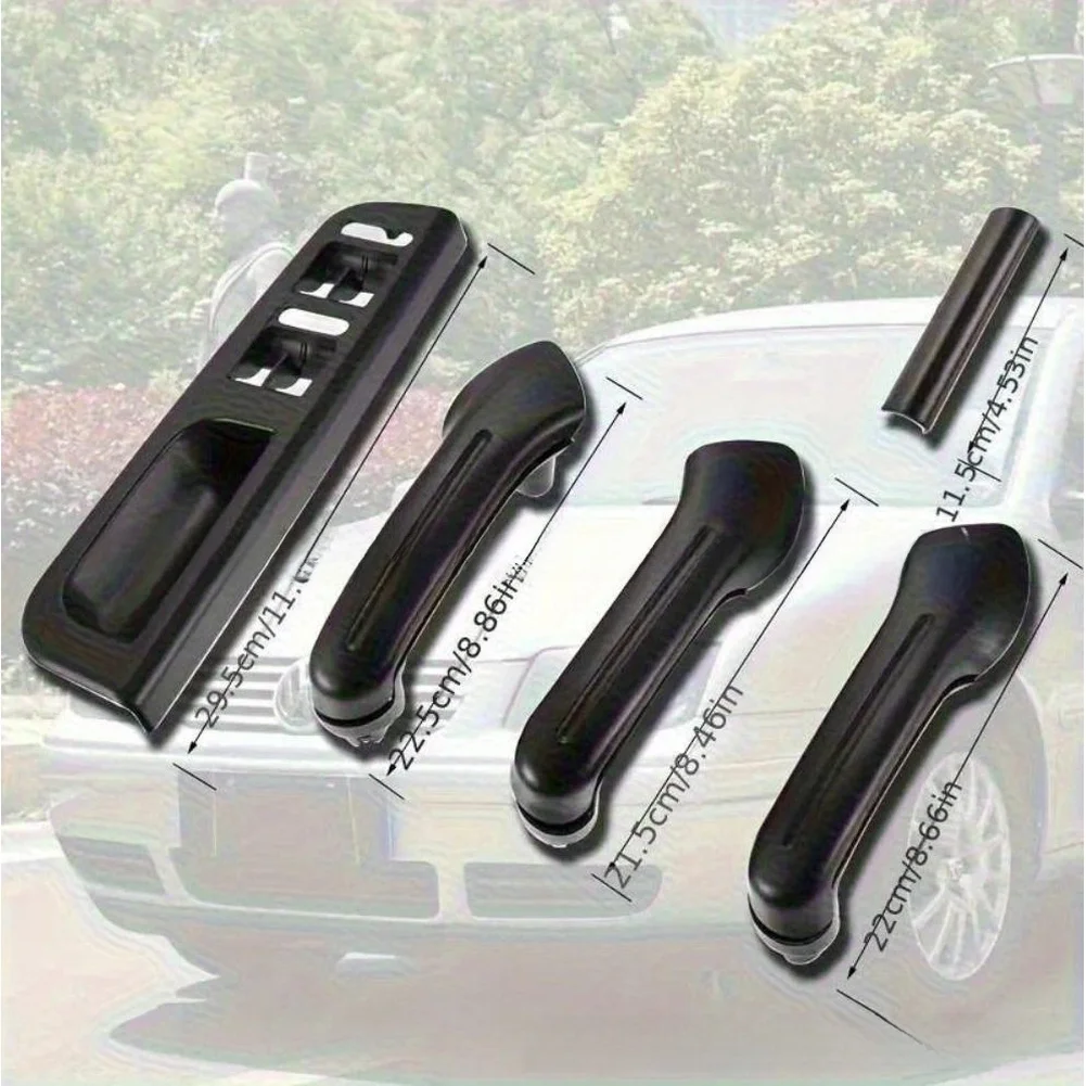 

Switch Bezel Door Handle Cover Car Interior Upgrade ABS Plastic Easy Installation Compact Design Ergonomic Grip