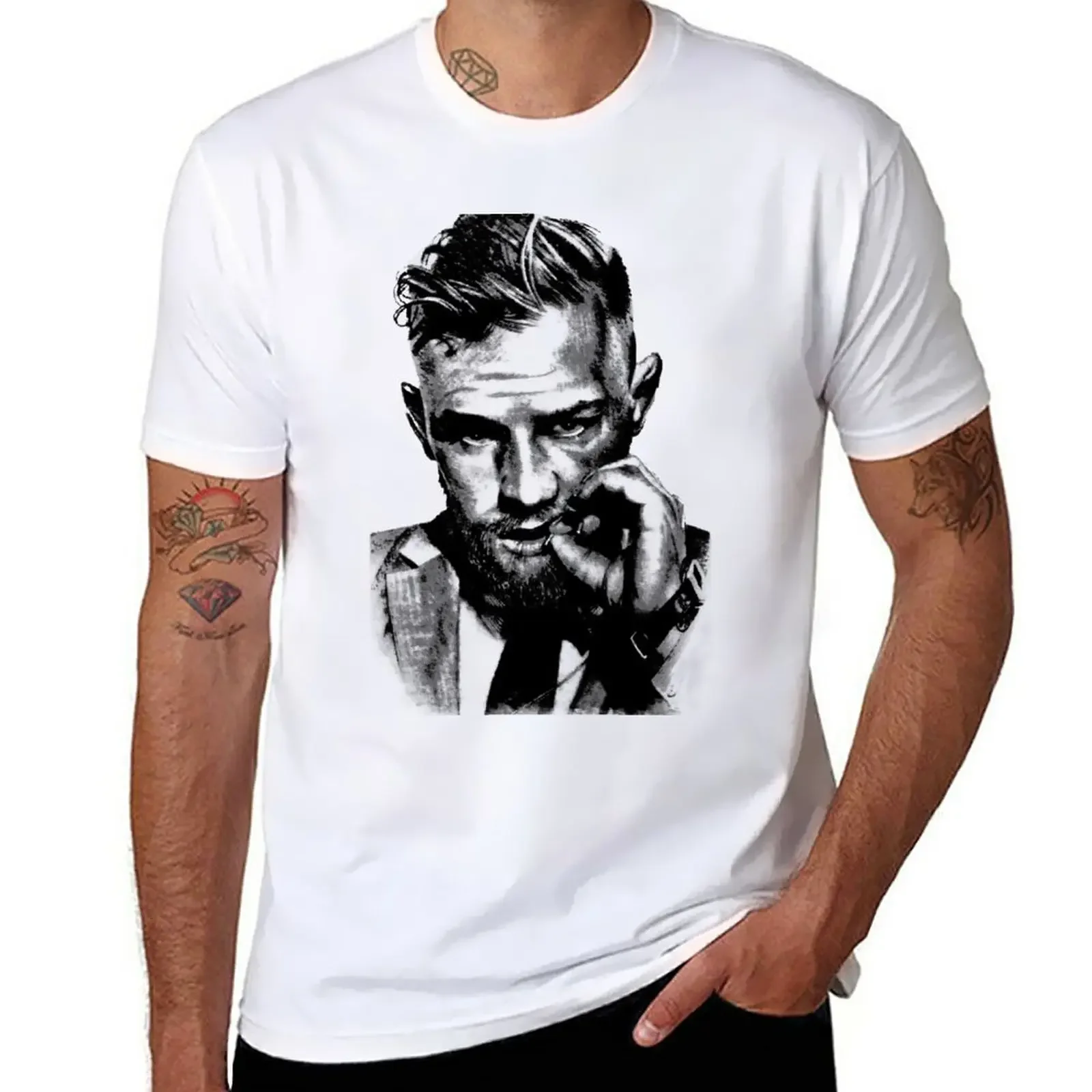 New Conor McGregor T-Shirt funny t shirts summer tops cat shirts sweat shirt mens plain t shirts