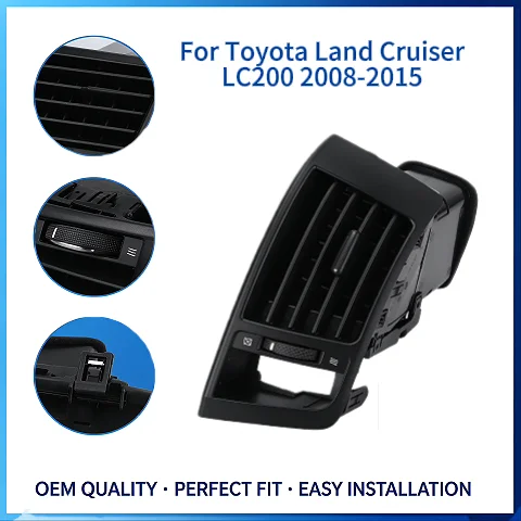 Middle Dashboard Air Conditioning Air Vent Outlet Grille Trim For Toyota Land Cruiser LC200 2008-2015