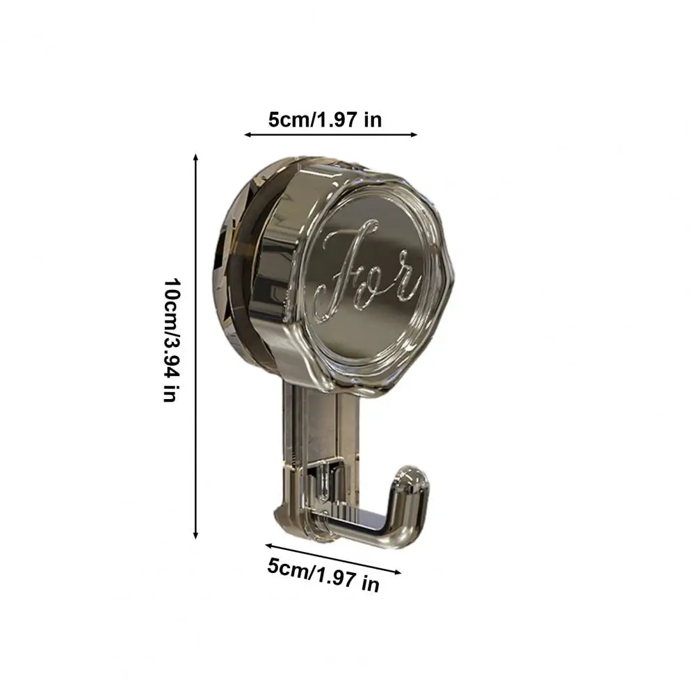 Picture 7: No Drill Hook Rent Friendly Strong Adsorption No Drilling Wall Hook Reusable Easy Disassembly Hook for Kitchen Bathroom