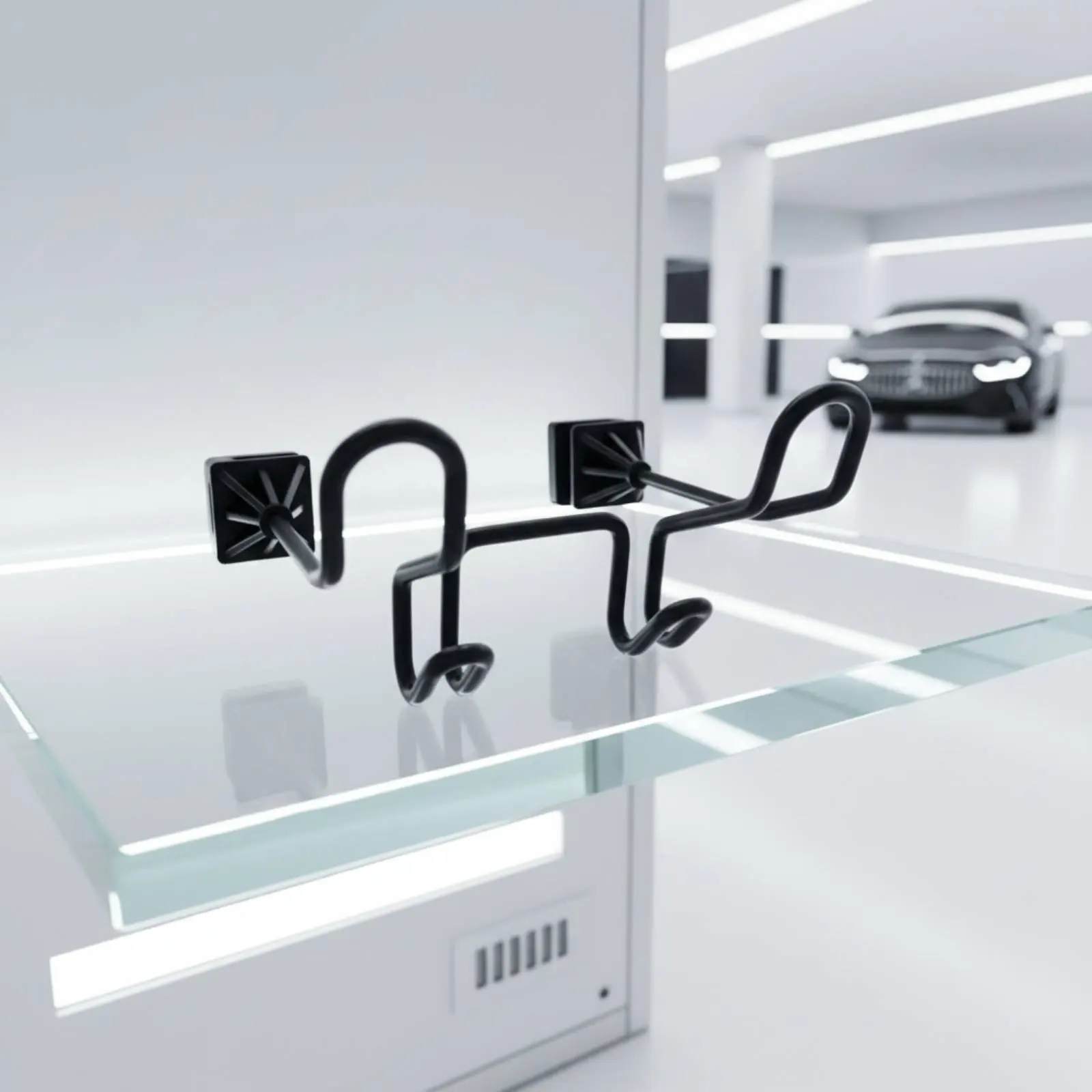 Double Hook Car Hanger Universal Fit Car Seat Hook Organizer Headrest Coat Hanger Heavy Duty Long-Lasting for Travel