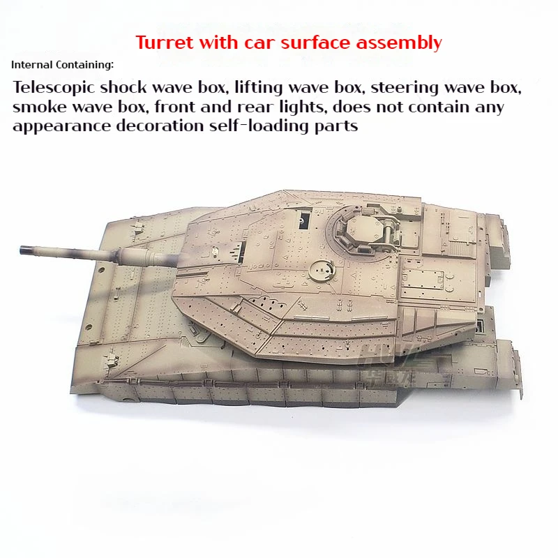 Henglong 3958-1 Accessories Meikava Tank Surface Chassis Turret Bottom Telescopic Gun Tube Fixed Seat