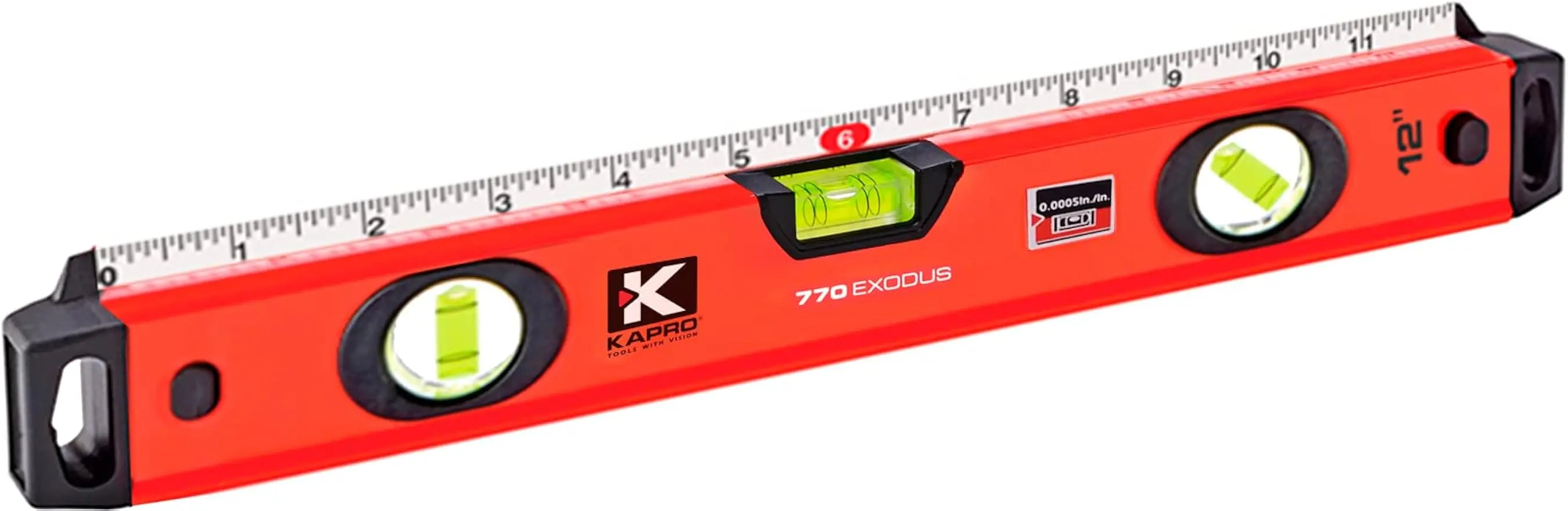 Kapro -770 Exodus Professional Box Level-For Leveling, Measuring, Marking, and Cutting - Features 3 Vials, Precise Straightedge