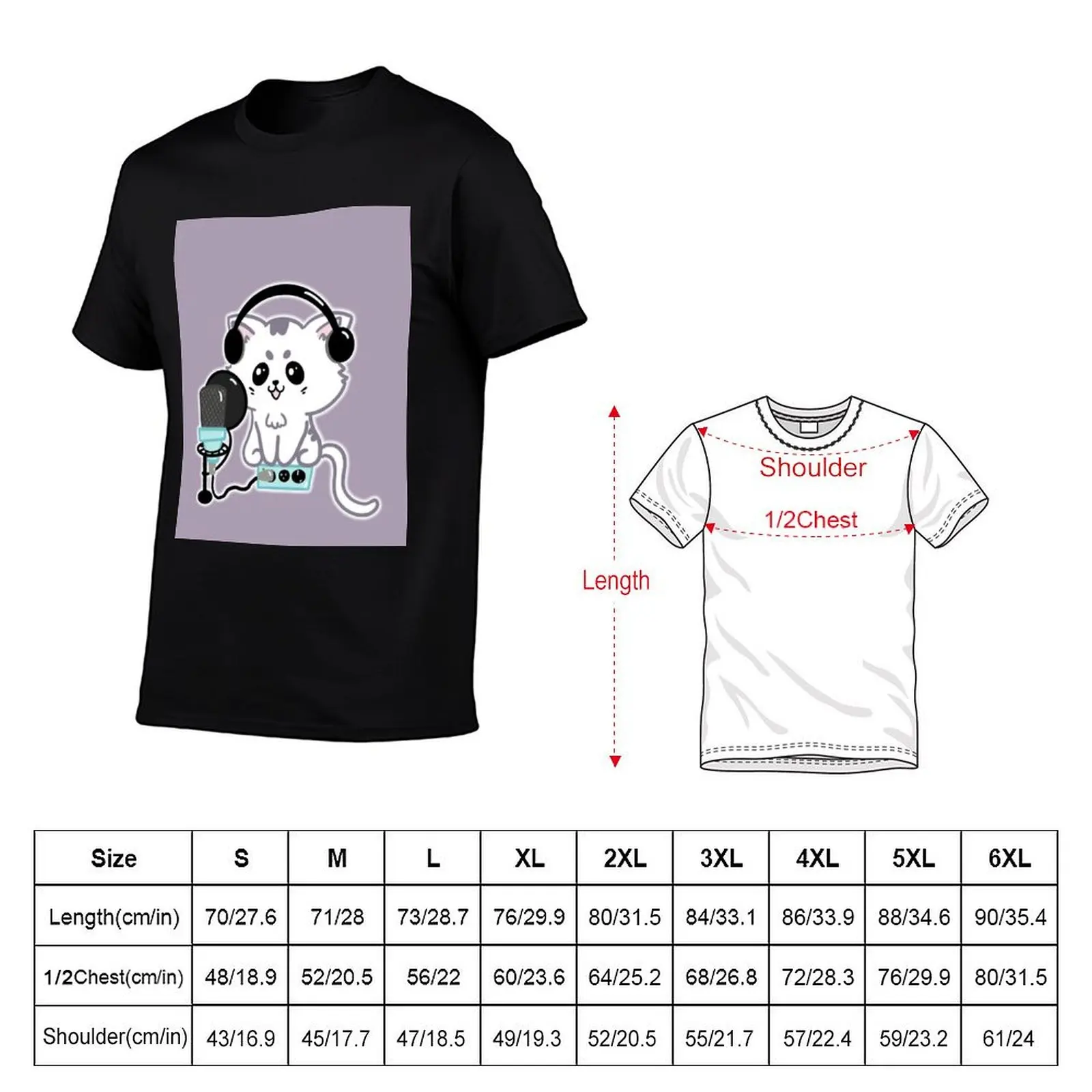 Hope I Don’t Have Meow-th Noises T-Shirt Stylish Print Short Sleeve Tee