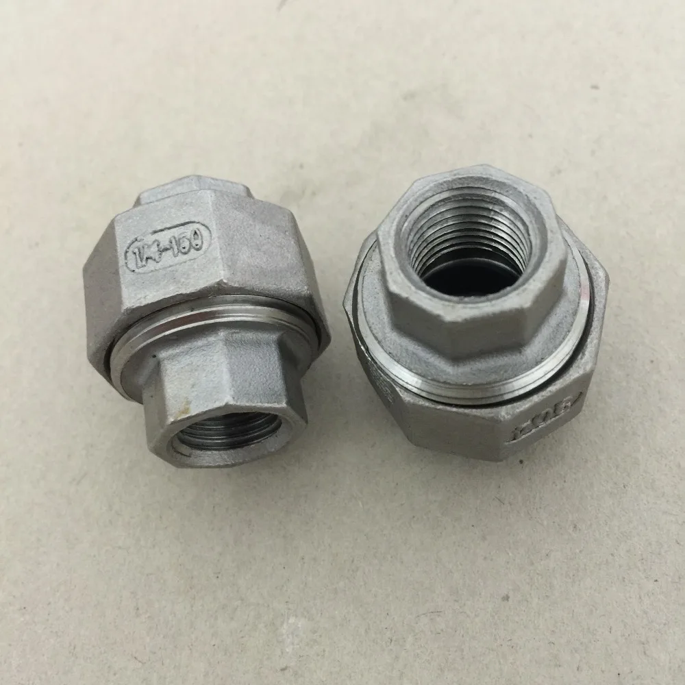 

1/4" Malleable Straight Union Coulping Pipe Fitting Stainless Steel SS304 F/F BSP