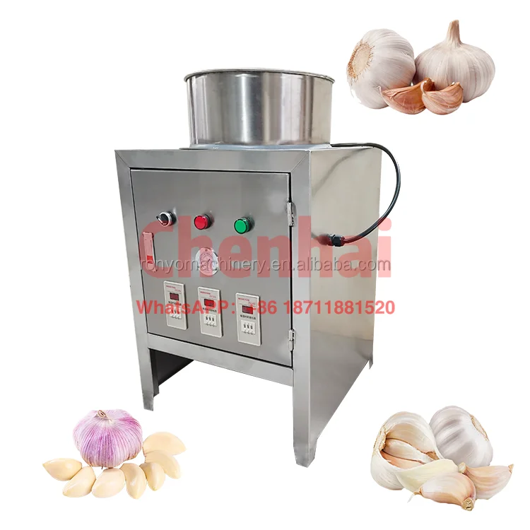 

Small Scale 150kgh Restaurant Use Batch Automatic 304 Stainless Steel Garlic Peeling Machine