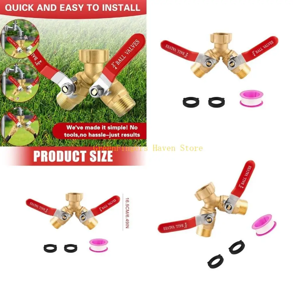 

Надежные латунные двойные выпускные клапаны F68D 3/4 дюйма, сильные и легкие в эксплуатации для садового шланга