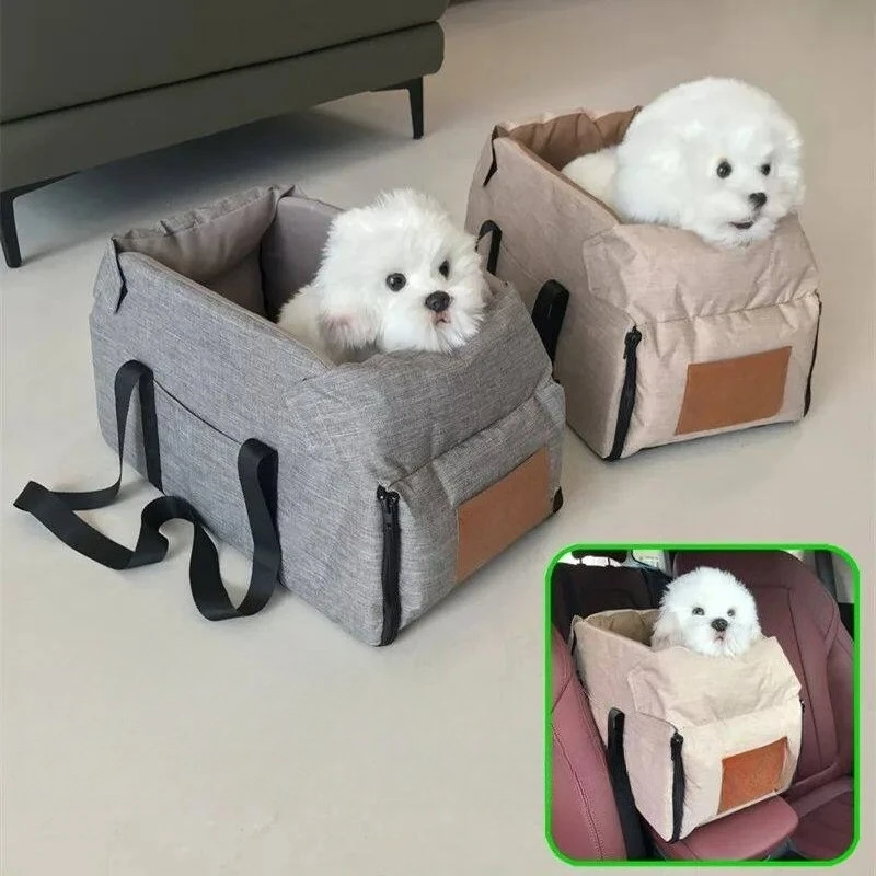 42X22X23cm Portable Pet Cat Seat Elevated Car Seat for Dog A