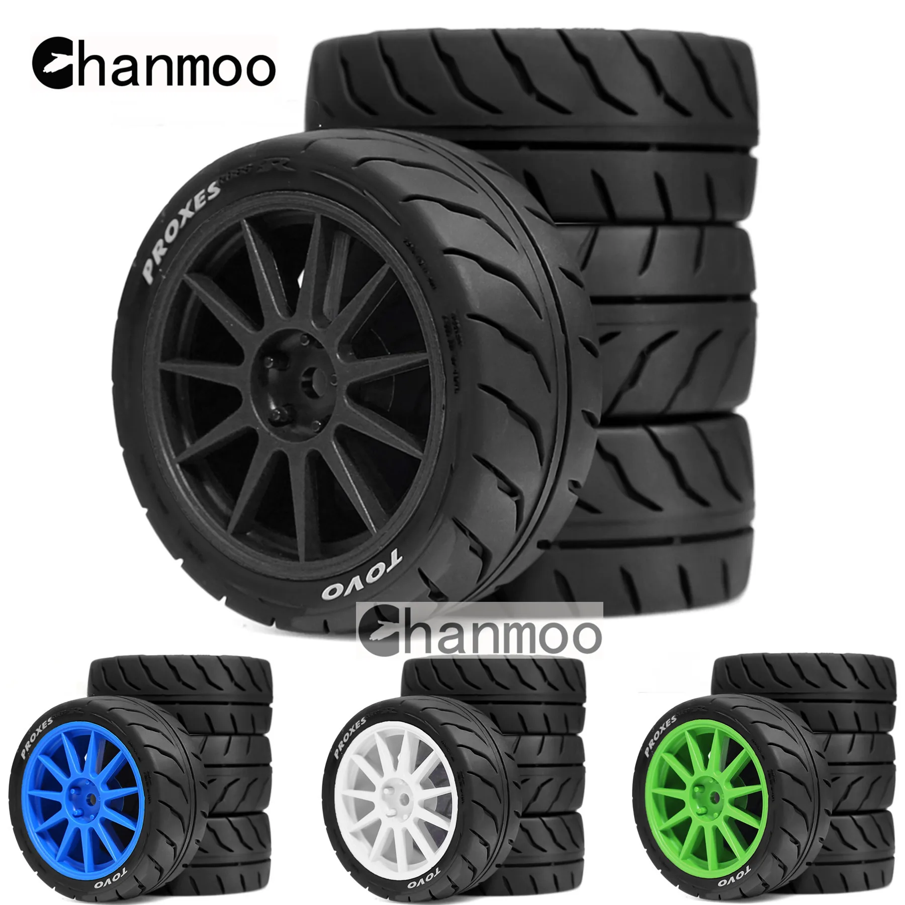 

1:10 RC Racing Car Шины 68 мм Шина 12 мм Шестигранник для 1/10 RC On Road Car Tamiya TT01 TT02 XV01 XV02 PTG-2 HSP HPI Kyosho Upgrade Part