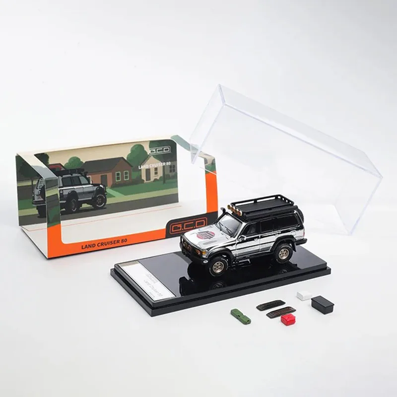 Pré-venda gcd 1:64 escala land cruiser lc80 liga simulação modelo de carro clássicos adulto lembrança presente exibição estática