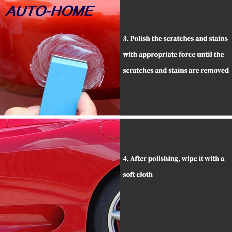 1 set Car Styling Body Grinding Compound Paste Set Scratch Paint Care Auto Polishing Paste Polish Cleaning