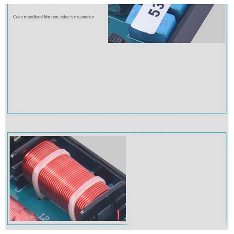 Séparateur de haut-parleur audio 2 voies efficace 220 W 1 haut 1 bas