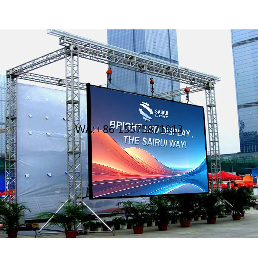 P3.91 P4.81Outdoor Live Performance LED Screen Rental LED Display Waterproof Stage High Brightness Background Screen LED Wall