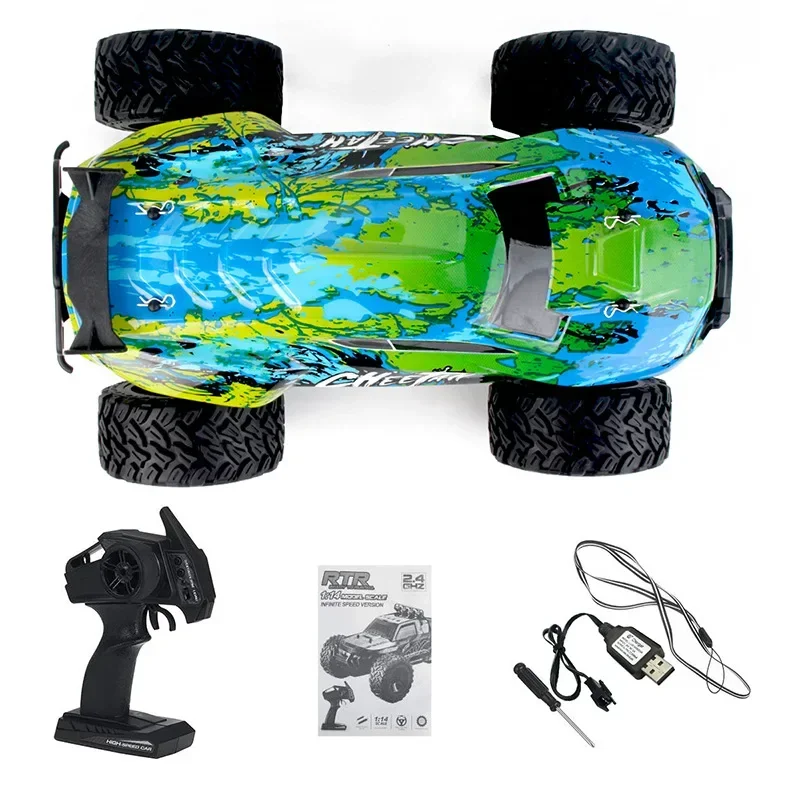 KY-2011A 1:16 25KM/H 4WD RCカー LEDリモコン付き 高速ドリフトモンスタートラック おもちゃ 男の子 女の子 クリスマスプレゼント