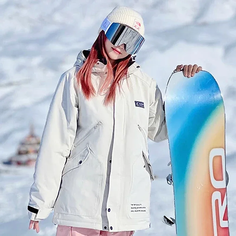 Ski Top 2025 New Warm Ski Coats Women Men Outdoor Snowboard Jackets Windproof Waterproof Ski Jackets Winter Sports Snow Clothing