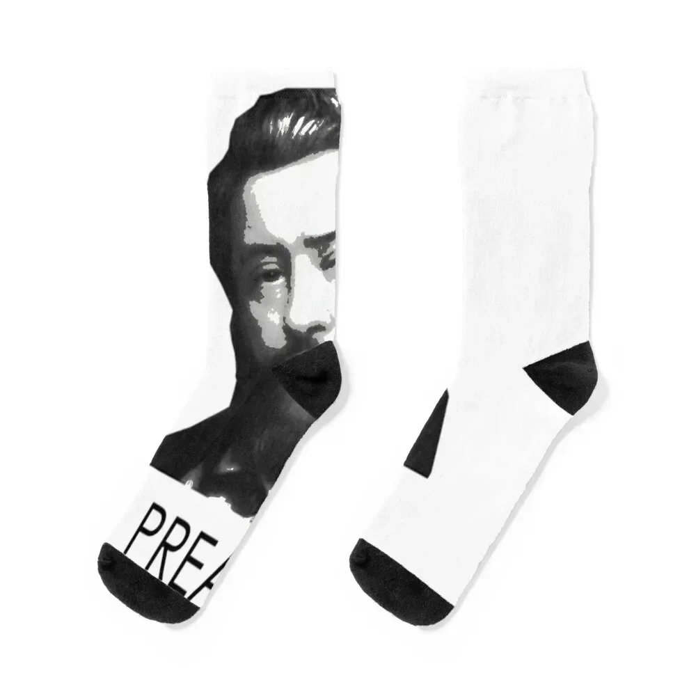 

Charles Spurgeon - "Preach." Socks Crossfit winter gifts christmass gift Men Socks Luxury Brand Women's