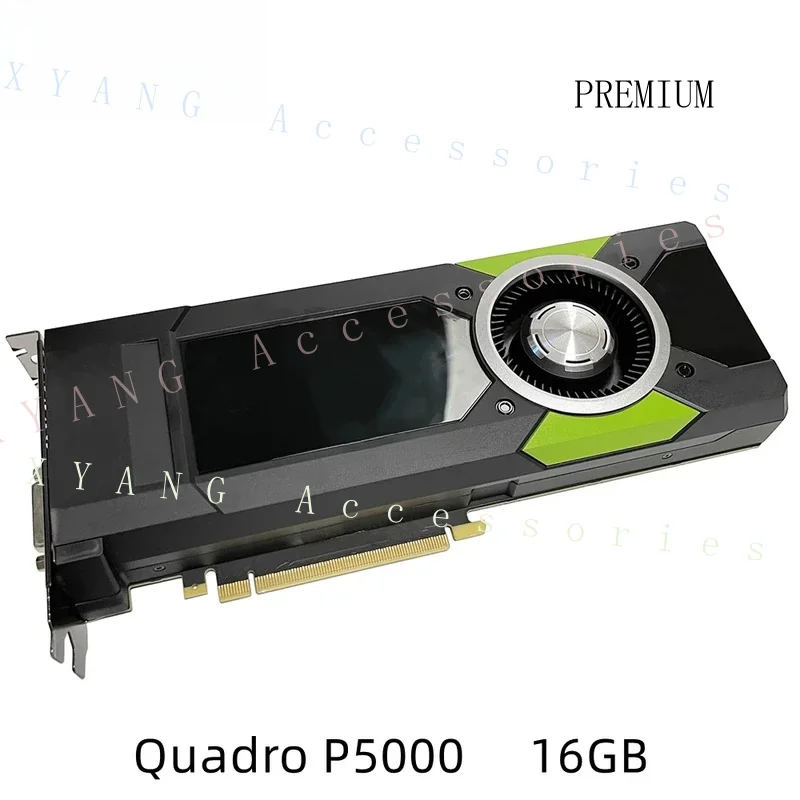 N+ Original For NVIDIA Quadro P5000 16GB Professional Graphics Card 4K Video Editing 3D Modeling Video Card Fast ship