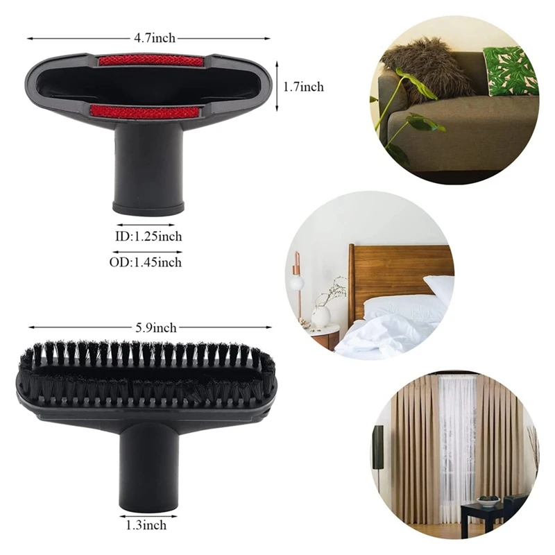 Vakuum zubehör Zubehör Kit & Bürsten für Shop Vac Haushalts reinigungs bürste Düse Spalt werkzeug mit Adapter