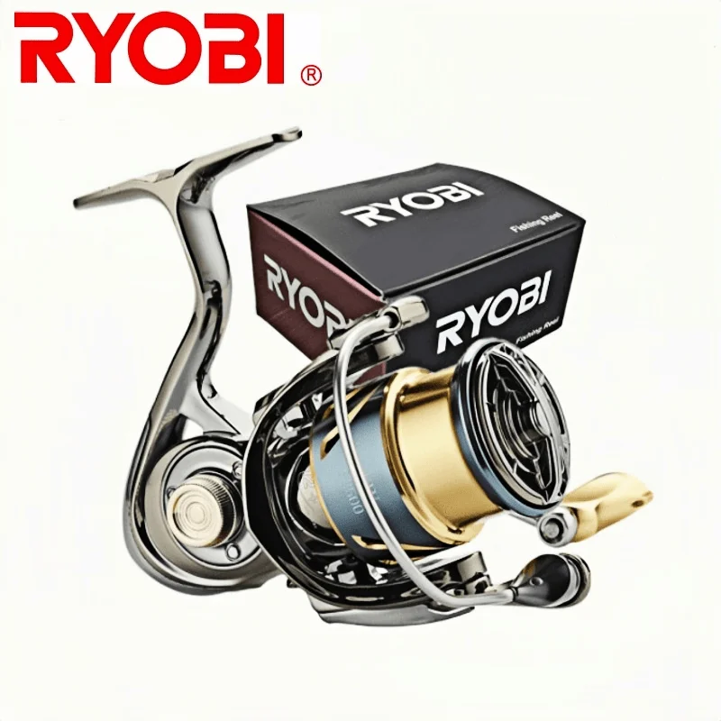 Neue RYOBI Angelrolle Chaser Trout Spinnrolle, Bremskraft 15 kg, Übersetzung 5,5:1, ultraleichte Spinnrolle mit flacher Spule für Barsch