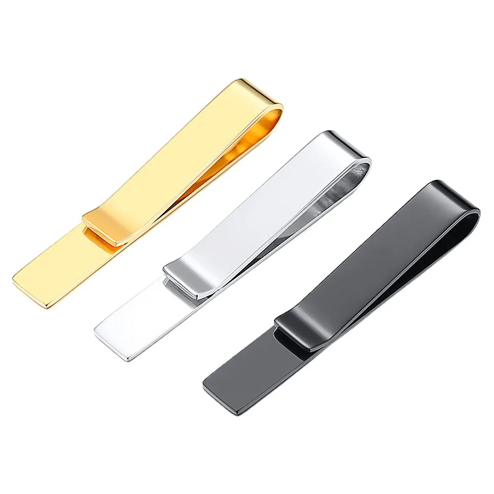 3 Stücke Metall Krawattenklammer Krawattenstange Klassisch Einfach Langlebig Edelstahl Krawattenklemme Business Kleid Tragen Krawattenklammer