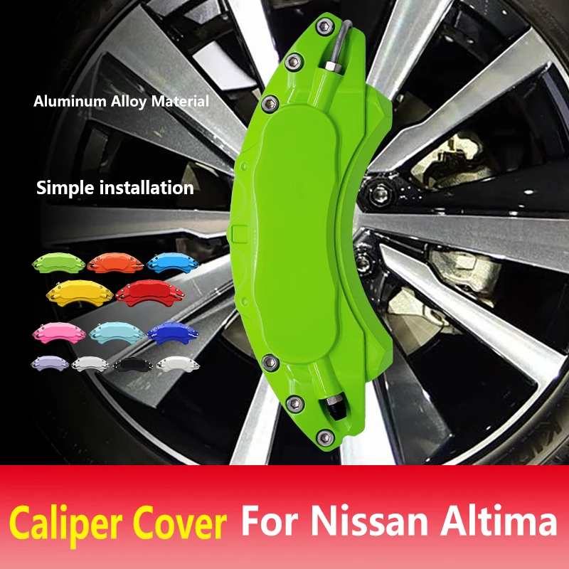 

Car Brake Caliper Cover For Nissan Altima Aluminum Alloy Metal Exterior Kit Fit Exclusive Platinum S SE SV SR SL Sedan 4 Door