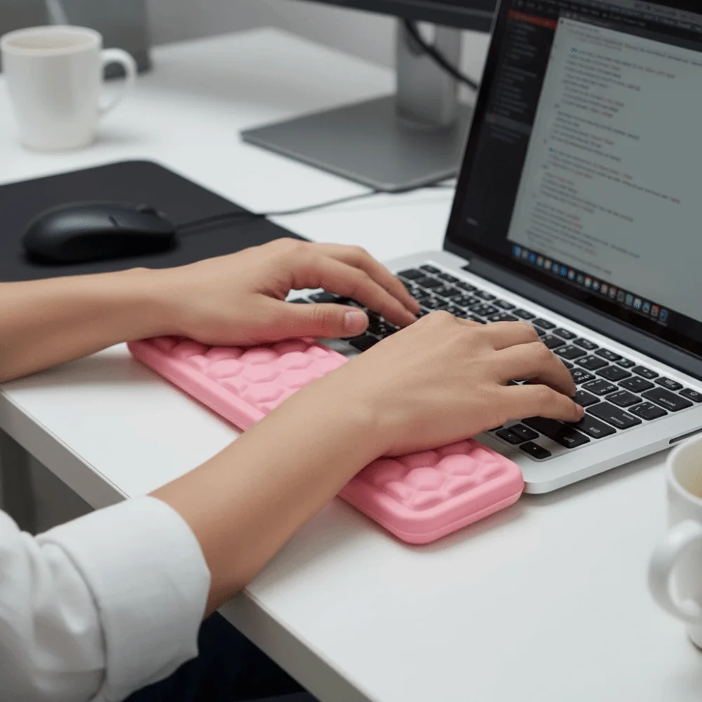 Ergonomic Design Keyboard Wrist Rest Relieve Fatigue Hand Rest Support Mouse Wrist Rest Ergonomic Wrist Pad Computer Typing