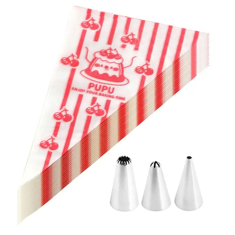 

50 шт., многоразовые Кондитерские мешки с 3 отделениями