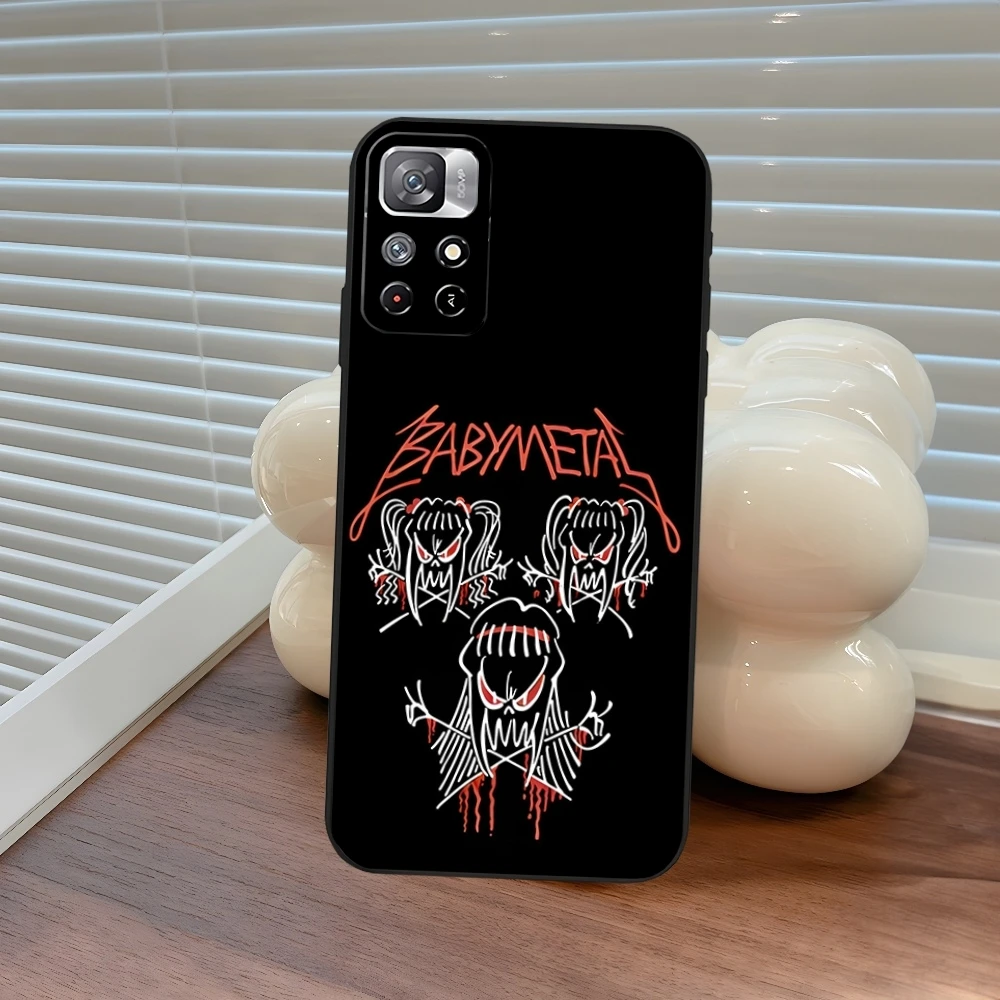 B-BABYMETAL R-Rock Band Phone Case for Xiaomi Redmi Note 14 12 11 13 9 Ultra 10 Lite POCO F4 F5 X5 Pro Plus Cover