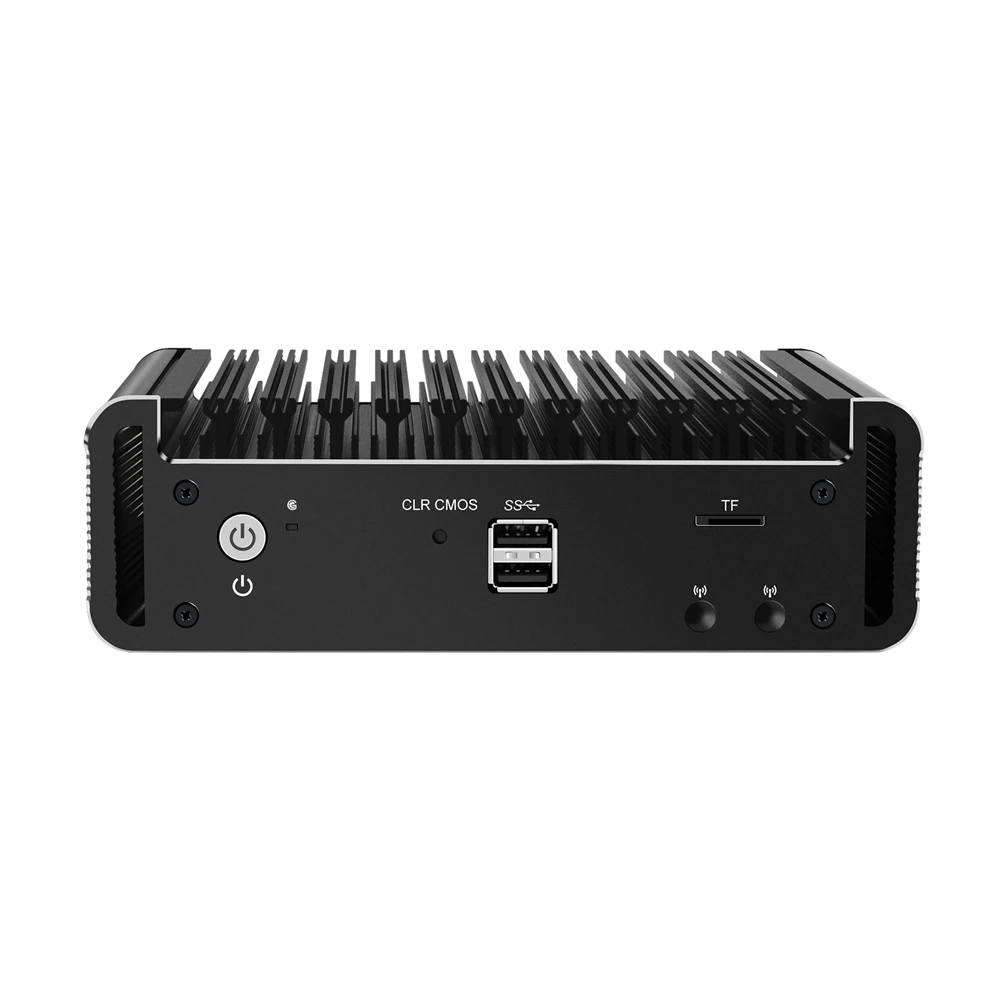 Imagem -03 - Hunsn-aparelho Micro Firewall Mini pc Intel N100rj44 Pfsense Plusmikrotik pc Roteador 4x Intel 2.5gbps I226-v2hdmidptf Tipo-c