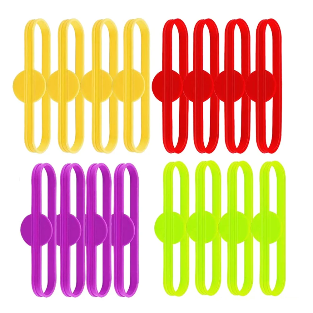 

36Pcs Premium Silicone Wine Glass Markers Simple Round Design Compact Storage for Company Activities Restaurants