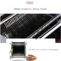 Meat Grinder Electric, Food Processor 3L Stainless Steel Meat Blender Food Chopper for Meat, Vegetables, Fruits and Nuts