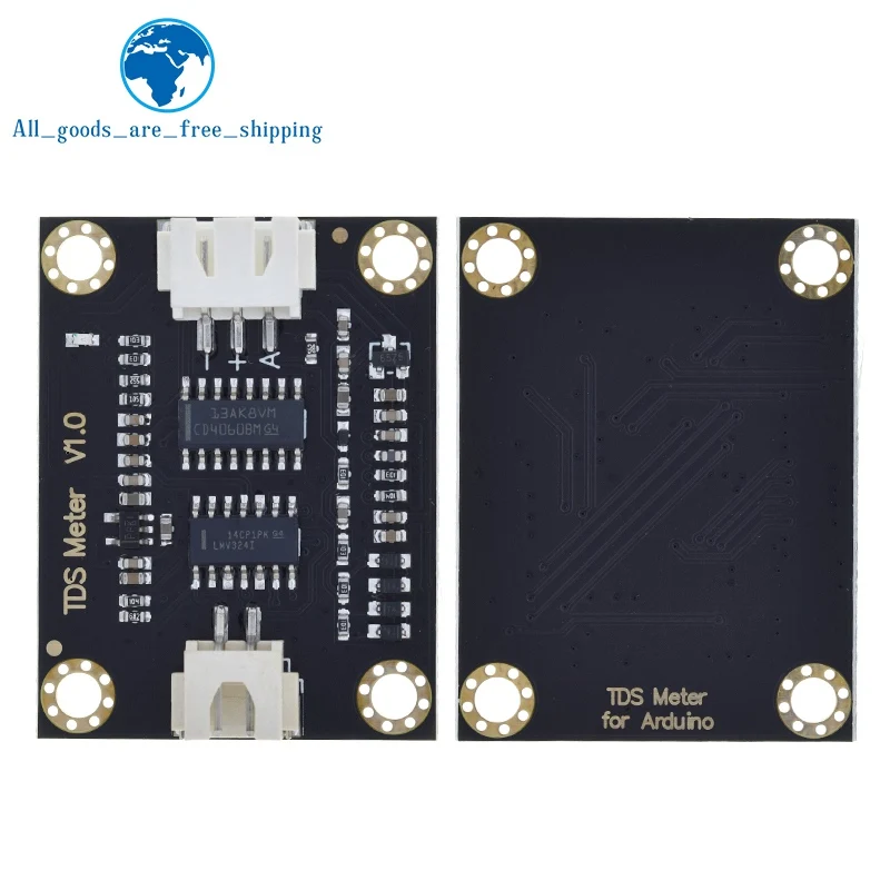 TDS Sensor Meter V1.0 Board Module Water Meter Filter Measuring Water Quality For Arduino UNO R3