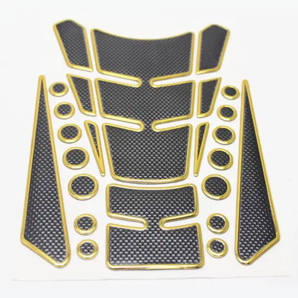 3D Motor Tank Pad Universal Fishbone Sticker Motorcycle Gas Protector Decal for Honda Kawasaki Suzuki Yamaha