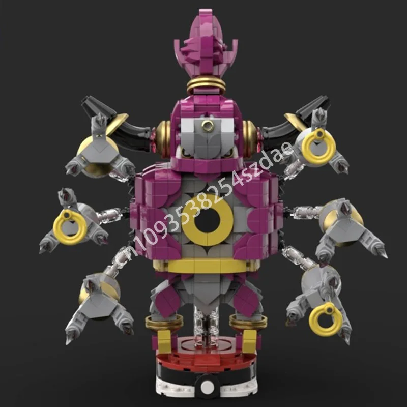 

957 шт. MOC Hoopa без привязки Brickheadz строительные блоки идея рождественская игрушка подарок STEM образовательные образовательные практические способности