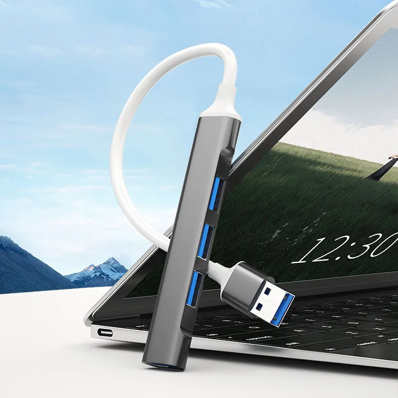 USB 7-in-1 Docking Dock, Suitable for Mobile Phone Computer Converter Laptop Type Expansion Interface Laptop Docking Station - Image 4