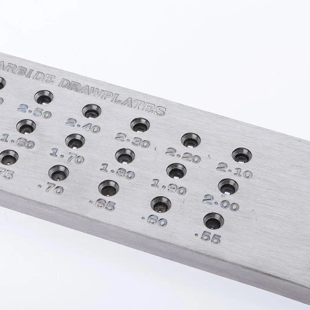 Metal Draw Plate Square Holes Tungsten Carbide Drawplate Drawing