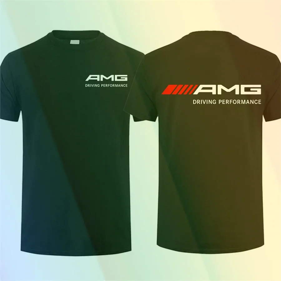 2024เสื้อยืดลำลองสำหรับผู้ชาย, เสื้อยืดลายรถ amgs เสื้อกีฬาโอเวอร์ไซส์ลายกราฟิกระบายอากาศได้ดีเสื้อผ้าแนวสตรีท Comfort S-3XL