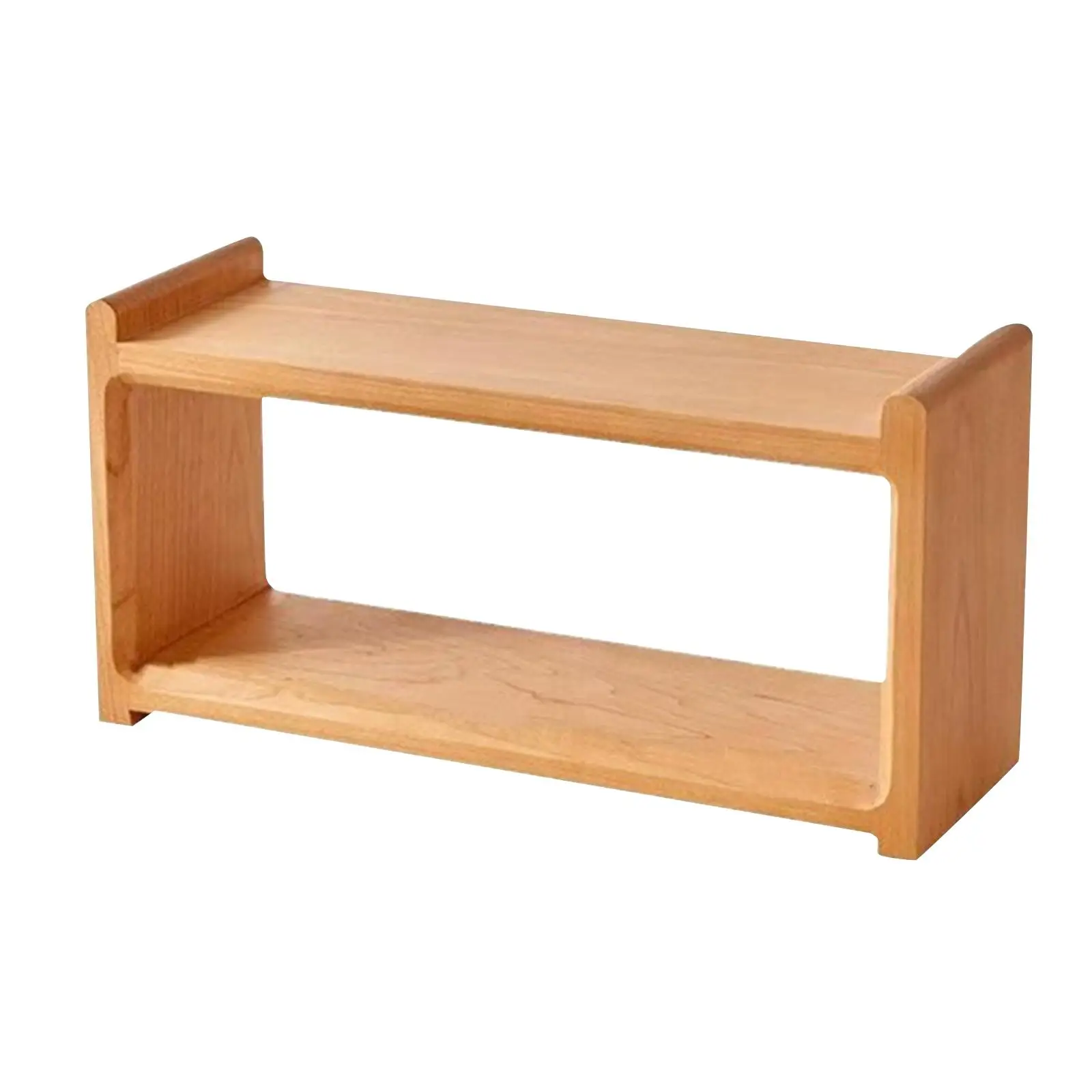 Wood Cup Holder Tea and Coffee Cup Stand Multipurpose Tabletop Display Rack Desktop Organizer for Office Home Kitchen Tea Set