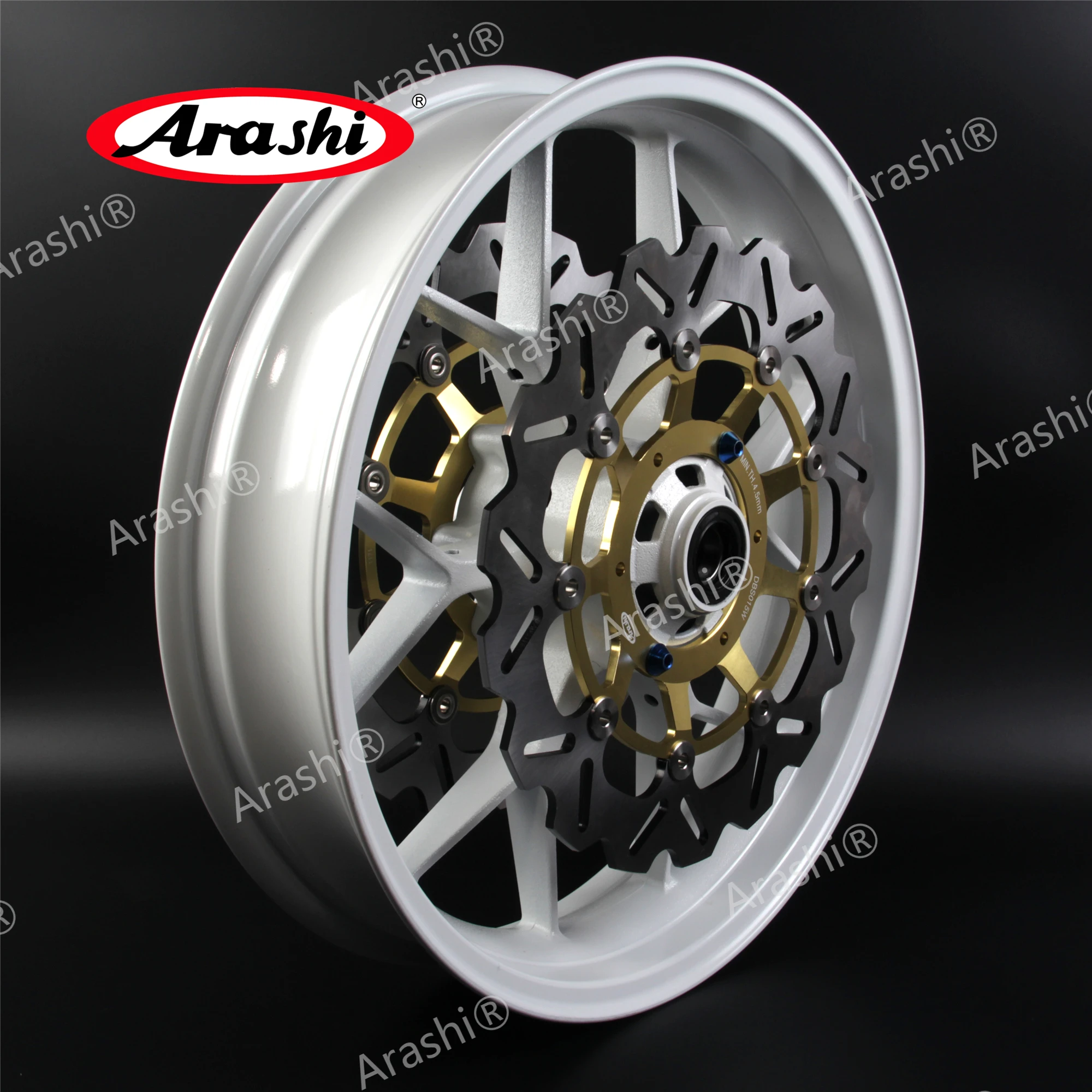 Arashi For HONDA CBR600RR 2007 - 2022 Front Wheel Rim Rims Front Brake Disc Rotors CBR600 CBR 600 RR 2008 2009 2010 2011 2012